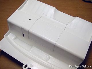 タミヤ ハイラックス・ハイリフト製作記 ～ ギヤボックス（トランスミッション）の干渉部分